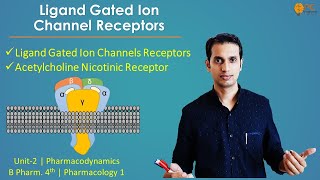 Ligand Gated Ion Channel Receptor Ionotropic receptors  Acetylcholine Nicotinic Receptor [upl. by Lyndel]