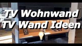 Den Fernseher per TVWand stilvoll in Szene setzen 7 WohnwandLösungen für TV Wand im Vergleich [upl. by Hayotal]