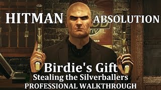 Hitman Absolution Mission 8 Birdies Gift  Stealing the Silverballers  PRO Walkthrough [upl. by Chiang11]