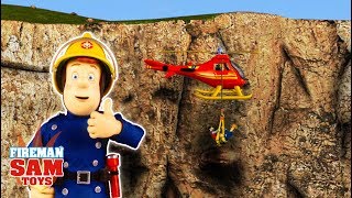 Fireman Sam Toys  Lets Play the Firefighter Sam Helicopter Game with Wallaby [upl. by Akaya]