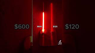 Disney Lightsaber Vs a Neopixel in the Dark [upl. by Nodnal]