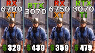 RX 6700 XT vs RTX 3070 vs RX 6750 XT vs RTX 3070 Ti  R7 7800X3D  Tested in 15 games [upl. by Heinrick751]