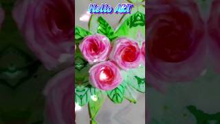 Making 3 Roses by pepper serviettes 🌿🌹youtubeshorts creativeart artandcraft peparflower [upl. by Vania998]