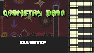 Geometry Dash  Clubstep Piano Cover [upl. by Shivers]