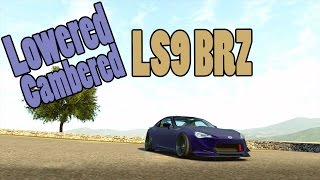 Forza Horizon 2 Mods  Spacers cambered BRZ LS9 engine [upl. by Leinoto]