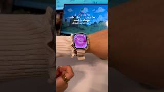 🎀unboxing an apple watch dupe aesthetic unboxing applewatch microwear smartwatch [upl. by Royd]