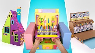 How To Make 3 Amazing Desk Organizers ✏️ [upl. by Marshal]