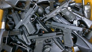 Airsoft Beretta M92 Gun Black Realistic Pistol And Guns Pistols In Airsoft Glock Tactical Series [upl. by Pablo]