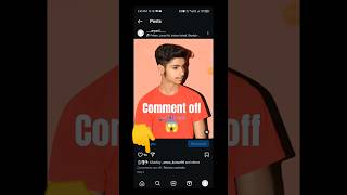 Instagram pe Comment Band Kaise Kare 🤫  How to OFF Comments on Instagram 💬❌ shorts short viral [upl. by Gabriela]