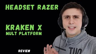 Razer Kraken X Multi Platform HEADSET REVIEW PTBR [upl. by Refinnaj]