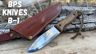 BPS Knives B1 Field Test and Review Excellent Budget Bushcraft Knife [upl. by Anilatsyrc]