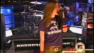 Avril Lavigne  Losing Grip MTV New Years Pajama Party 2003 [upl. by Ashman]