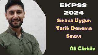 2024 EKPSS Sınav Tarzı Deneme  Tarih  Ali Gürbüz [upl. by Enaht]