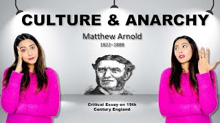 Culture amp Anarchy  Easiest Explanation With Questions literarycriticism [upl. by Kcirttap639]