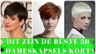 Dit zijn de beste 30 dameskapsels kort [upl. by Idnaj]