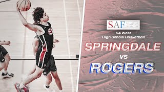 2024 Springdale High School Basketball  Springdale vs Rogers [upl. by Imrots]