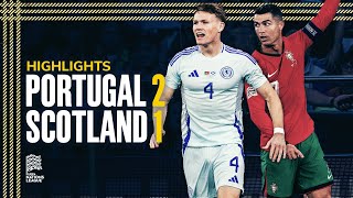 Portugal 21 Scotland  McTominay Scores in late Lisbon Defeat  2024 UEFA Nations League Highlights [upl. by Geilich]