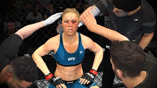 UFC 4  RONDA ROUSEY vs AMANDA NUNES  FULL FIGHT [upl. by Wesley301]