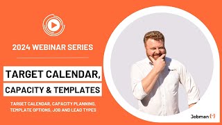 110  Target Calendar Capacity Planning Templates amp Job Types [upl. by Assirak]