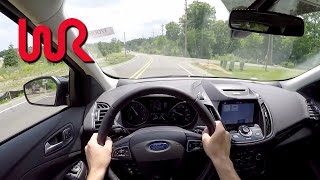 2017 Ford Escape Titanium 20L Ecoboost 4WD  WR TV POV Test Drive [upl. by Diamante]