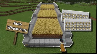 How to make an Auto Wheat Farm in Minecraft [upl. by Oremo]