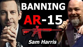 TRUMP SHOT SHOULD the USA ban the AR 15 Sam Harris amp Matt Dillahunty [upl. by Leugimesoj712]