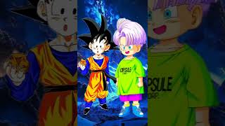 who is the strongest goten vs trunks anime dbs dbz goku shorts 😎😍🤮🤬 [upl. by Tterab]