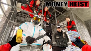 PARKOUR VS MONEY HEIST Boss escaped from prison to find amp kill the man who betrayed him  Epic POV [upl. by Iggie]