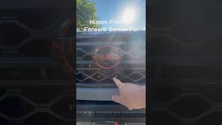 Nissan Frontier  Forward Sensor relocation fix nissanfrontier cbioffroad offroad [upl. by Aldarcie378]