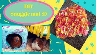 DIY guinea pig toy snuggle mat [upl. by Ardna]