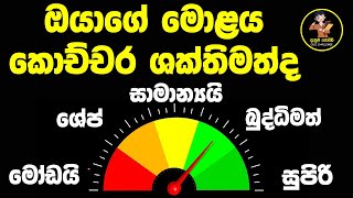 ඔයාගේ මොළේ මොන වගේද කියලා මේ ටෙස්ට් එක කරලම බලන්න 😱😱❤️  IQ Test  Danuma poddi smart test [upl. by Genny]