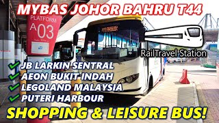 NEW MYBAS JB TO AEON BUKIT INDAH amp PUTERI HARBOUR 🇲🇾🚌myBAS Johor Bahru T44 JB Larkin→Puteri Harbour [upl. by Zuliram136]