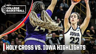 Holy Cross Crusaders vs Iowa Hawkeyes  ESPN College Basketball  NCAA Tournament [upl. by Yliak273]