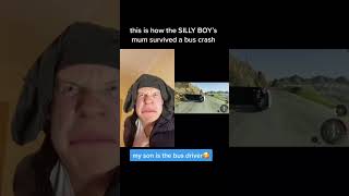 How Gintysilly boys Mum Survived A Bus Crash shorts [upl. by Kathlin]