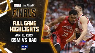 Bay Area vs Ginebra Finals G7 highlights  Honda S47 PBA Commissioners Cup 2022  Jan 15 2023 [upl. by Teodoor840]