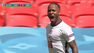 Sterling goal  England vs Croatia EURO 2021 [upl. by Eveleen385]