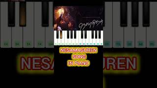 Nesamaguren Song in Piano  Piano  Piano Tutorial  Nesamaguren Song  AR Music [upl. by Neilson996]