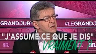 Quand Mélenchon quotassumaitquot dêtre quotcomptablequot de ses propos [upl. by Aivon]