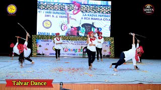 Talvar Dance  SJ Varmora  Tarang  2022  Annual Day Celebration [upl. by Ekud]