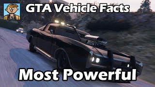 Most Powerful Engines  GTA 5 Vehicle Facts Countdown [upl. by Ellehcer]