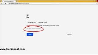 Error DNSPROBEFINISHEDNXDOMAIN Browser Issue [upl. by Yborian]