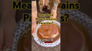 Pouring Pepsi on Pork Meat To Reveal Parasites Is This Video True Or False [upl. by Eignav]