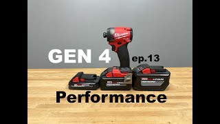 Milwaukee M18 Gen 4 FUEL Impact Driver Review  295320  Best Impact ep13 [upl. by Aklam]