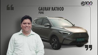 StoriesOfMG  MG ZS EV  Gaurav Rathod [upl. by Kcered]