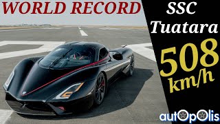 SSC TUATARA record di VELOCITÀ ONBOARD 532 kmh [upl. by Jala]