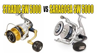 Shimano Stradic vs Shimano saragosa Review and Comparison [upl. by Choong]