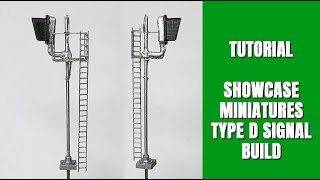 TUTORIAL Showcase Miniatures N Scale Type D Hooded Signal Build [upl. by Aivatan]