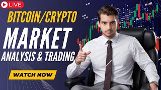 Btc live Trading  Crypto Live Trading [upl. by Patsis]