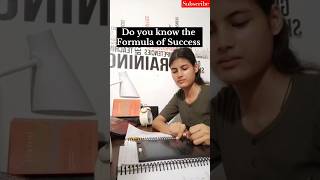 Formula of Success 💯📖ytshorts motivation upsc studyinspiration ias upscmotivation neet [upl. by Aivartal]