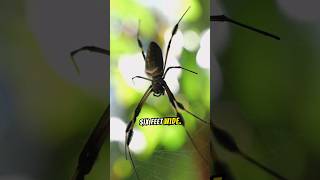 Banana spider secrets spiders animalfacts animals [upl. by Yragerg317]